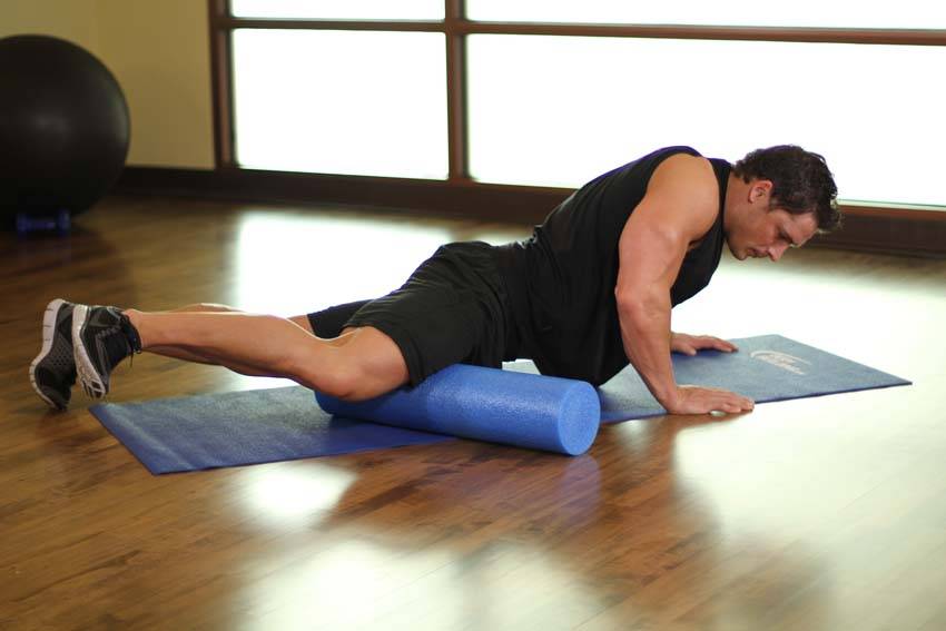 Demonstration of Adductor exercise showing proper form and technique