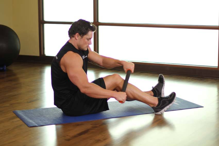 Alternative demonstration of Anterior Tibialis-SMR exercise