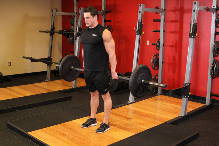 Alternative demonstration of Barbell Hack Squat exercise