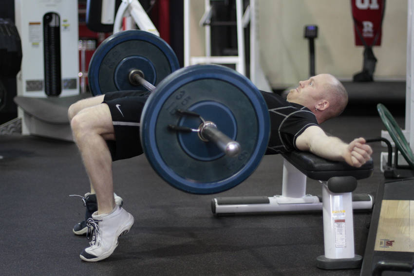 Alternative demonstration of Barbell Hip Thrust exercise