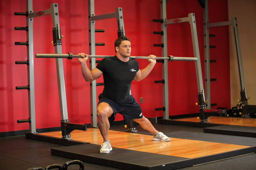 Alternative demonstration of Barbell Side Split Squat exercise