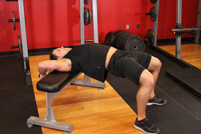 Alternative demonstration of Bent-Arm Dumbbell Pullover exercise