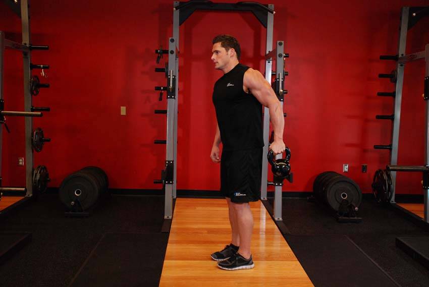 Alternative demonstration of Bottoms-Up Clean From The Hang Position exercise