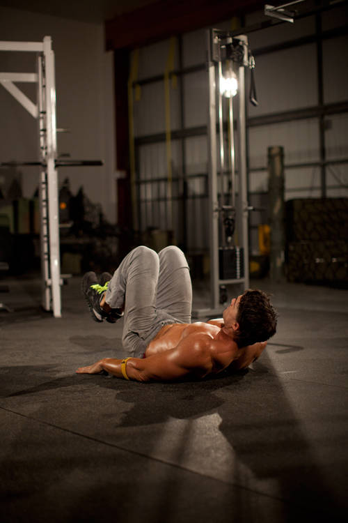 Alternative demonstration of Bottoms Up exercise