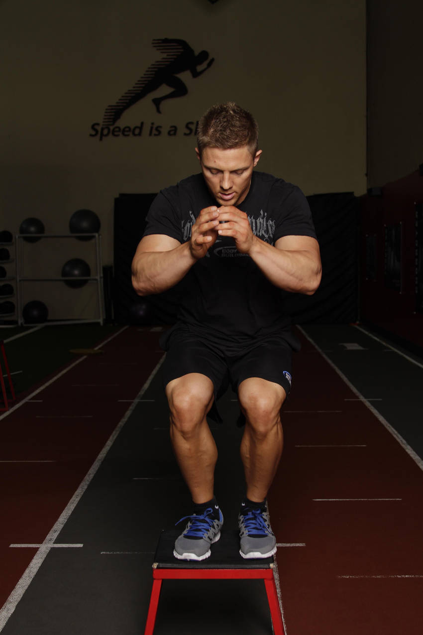 Alternative demonstration of Box Jump (Multiple Response) exercise