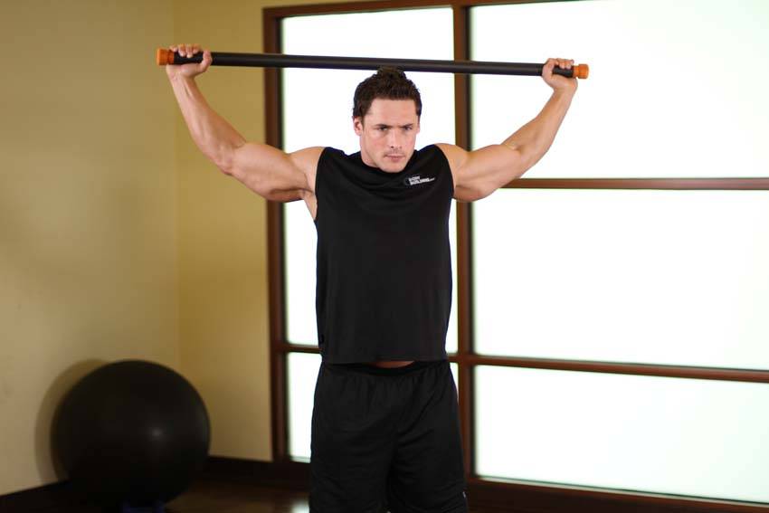 Alternative demonstration of Chest And Front Of Shoulder Stretch exercise