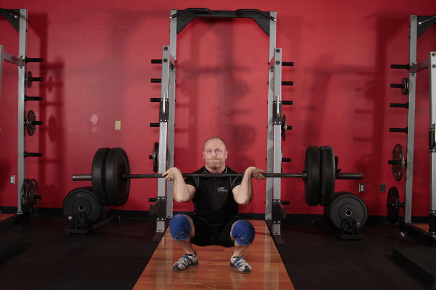 Alternative demonstration of Clean and Jerk exercise