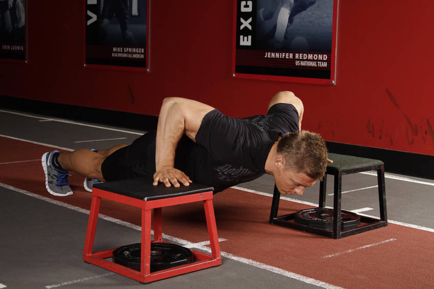 Alternative demonstration of Drop Push exercise