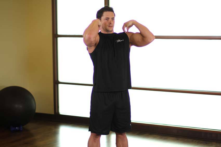 Alternative demonstration of Elbow Circles exercise