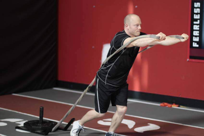 Alternative demonstration of Forward Drag with Press exercise