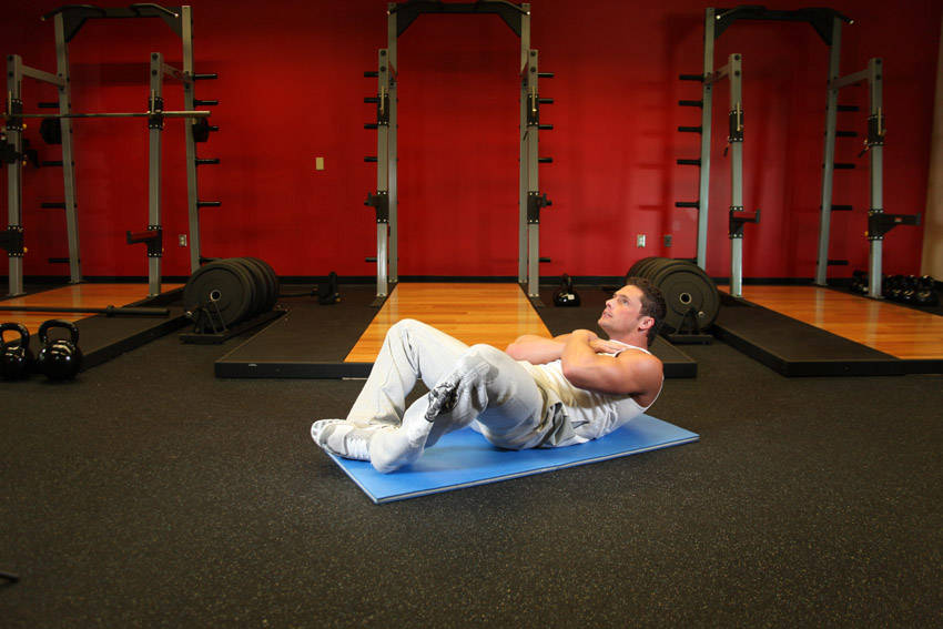 Alternative demonstration of Frog Sit-Ups exercise