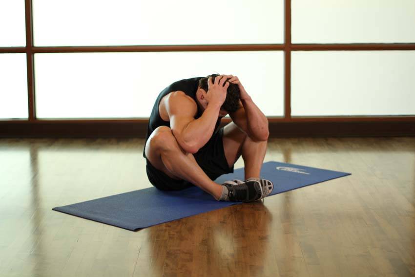 Alternative demonstration of Groin and Back Stretch exercise