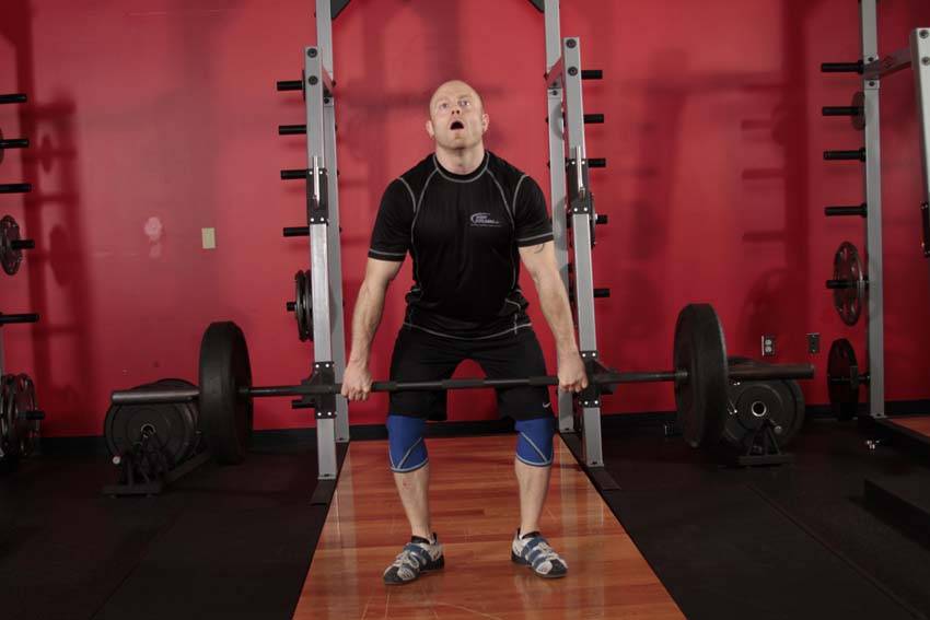Alternative demonstration of Hang Clean exercise