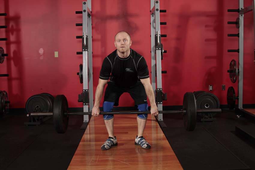 Alternative demonstration of Hang Clean - Below the Knees exercise