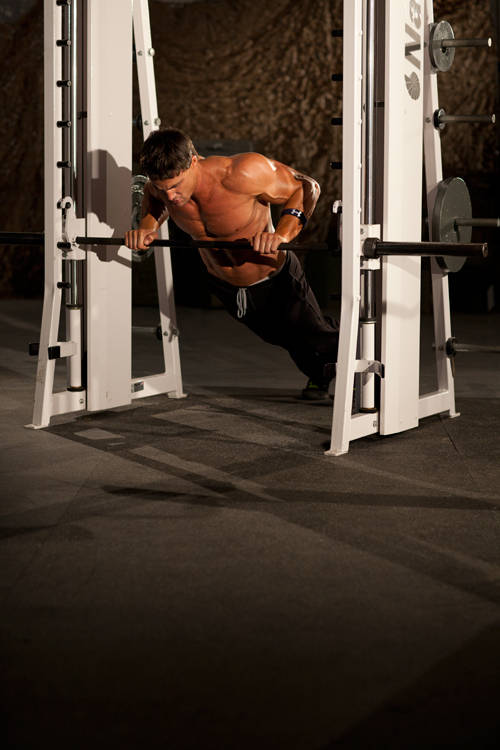 Alternative demonstration of Incline Push-Up Medium exercise