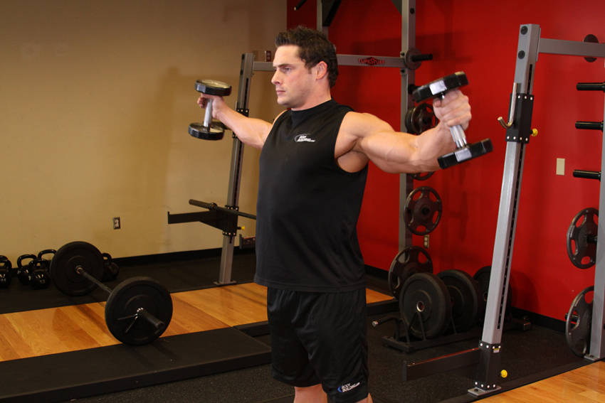 Alternative demonstration of Iron Cross exercise