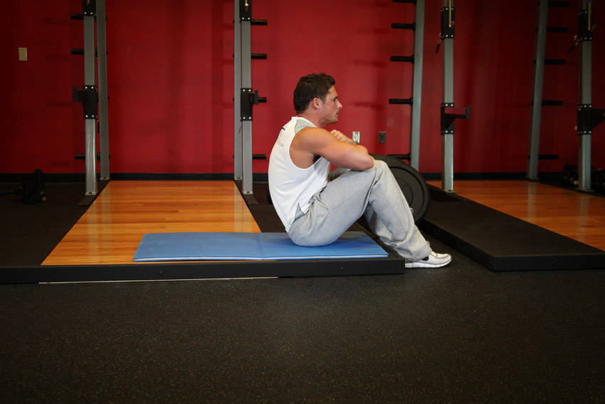 Alternative demonstration of Janda Sit-Up exercise