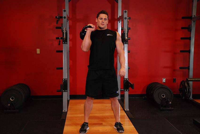Alternative demonstration of Kettlebell Dead Clean exercise