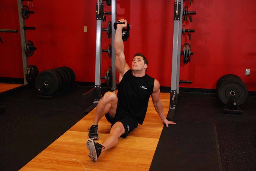 Alternative demonstration of Kettlebell Turkish Get-Up (Lunge style) exercise