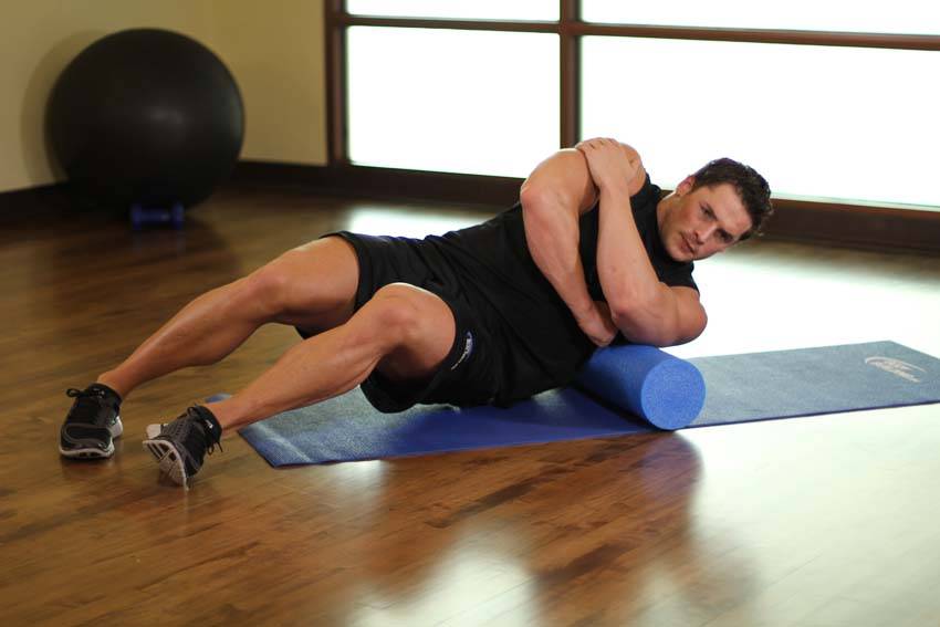 Alternative demonstration of Latissimus Dorsi-SMR exercise