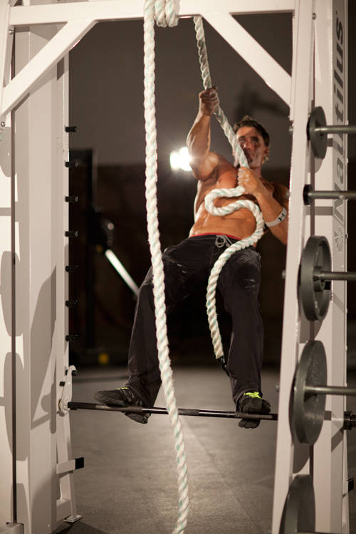 Demonstration of London Bridges exercise showing proper form and technique
