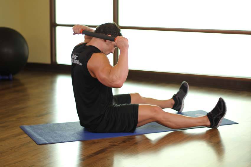 Alternative demonstration of Neck-SMR exercise