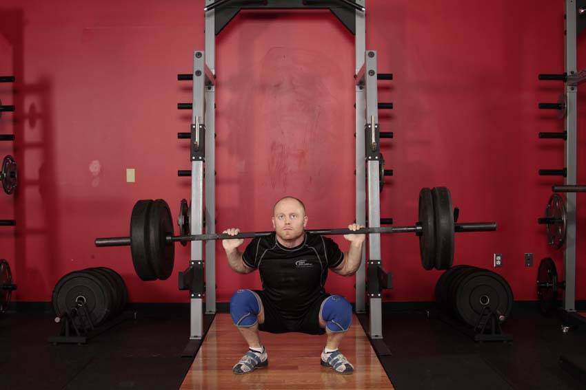 Alternative demonstration of Olympic Squat exercise