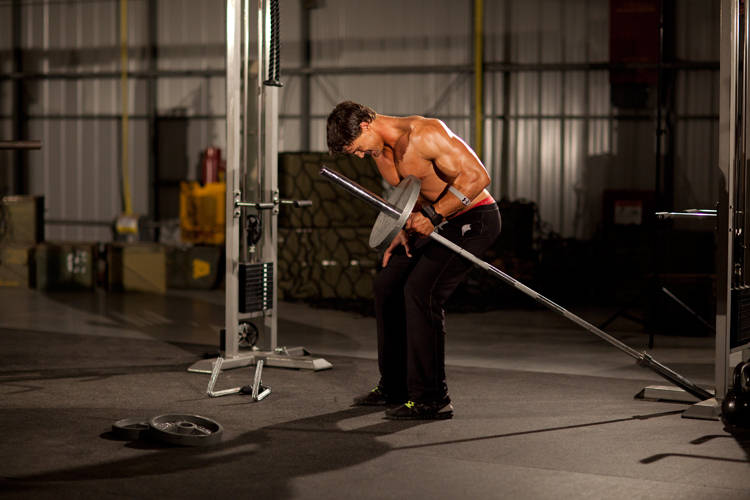 Alternative demonstration of One-Arm Long Bar Row exercise