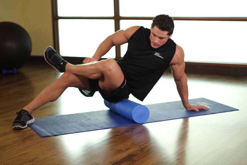 Alternative demonstration of Piriformis-SMR exercise