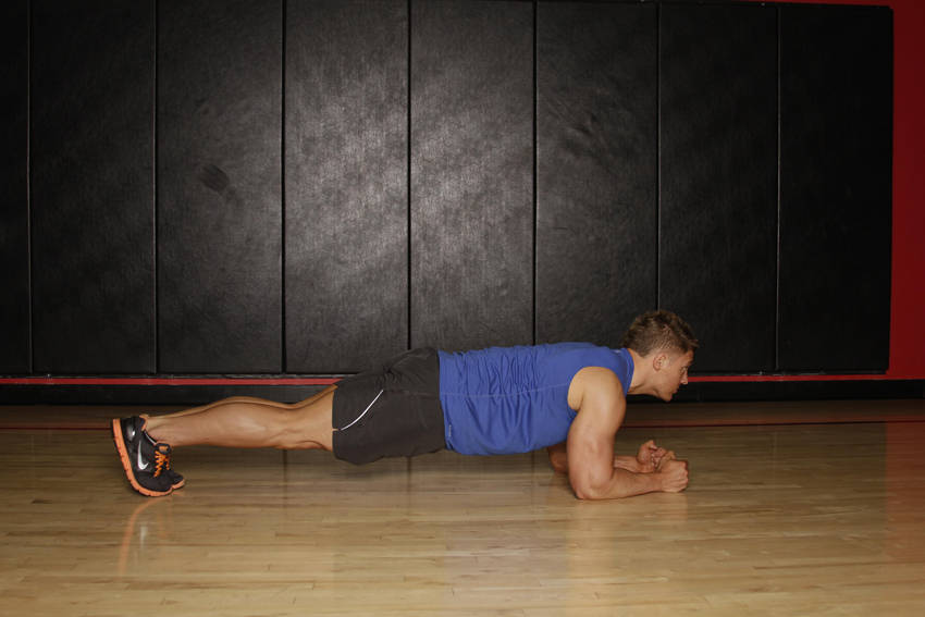 Alternative demonstration of Plank exercise