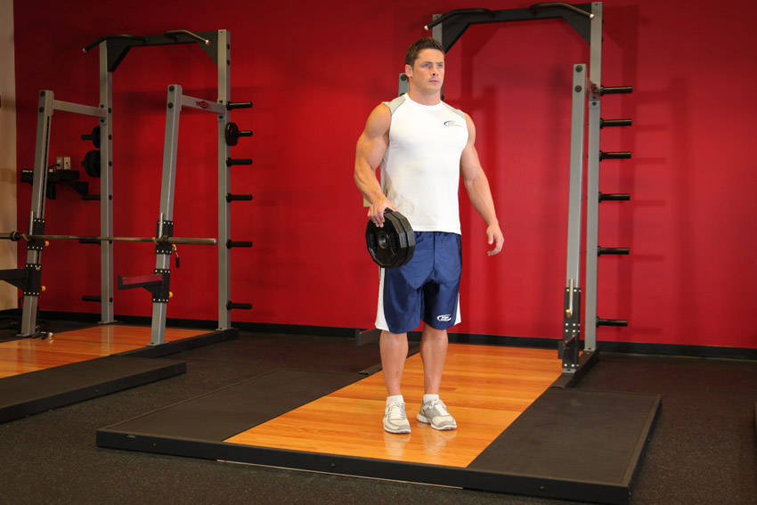 Alternative demonstration of Plate Pinch exercise