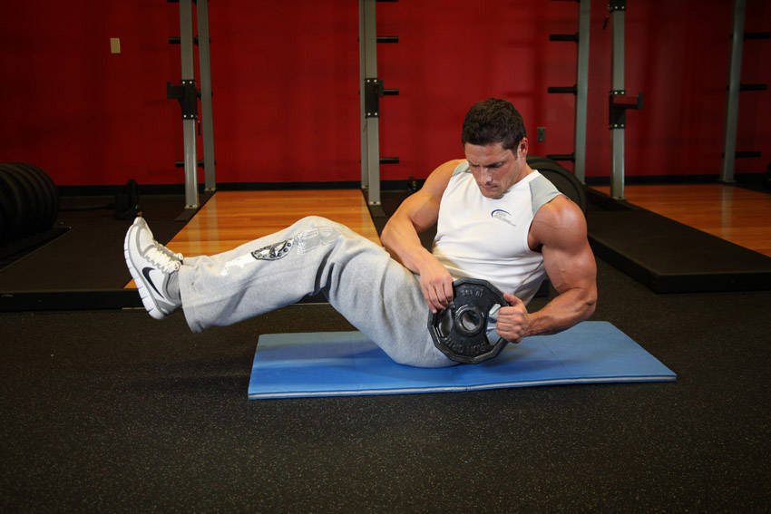 Alternative demonstration of Plate Twist exercise