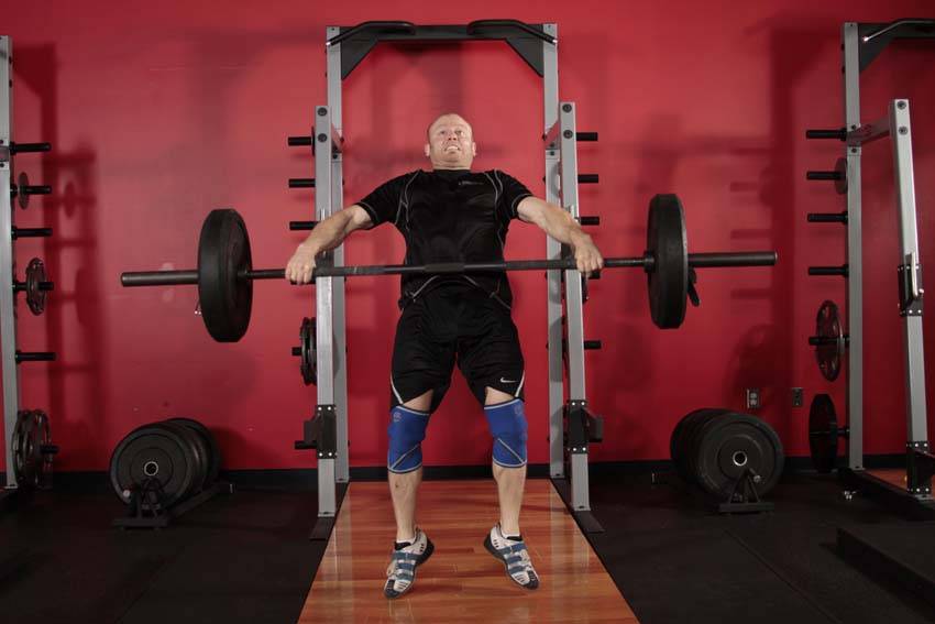Alternative demonstration of Power Snatch exercise