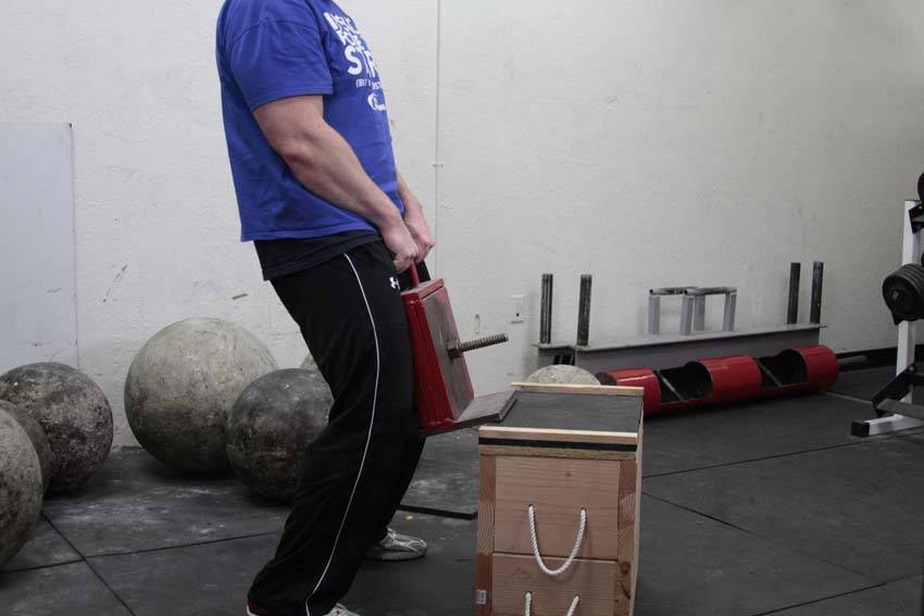 Alternative demonstration of Power Stairs exercise
