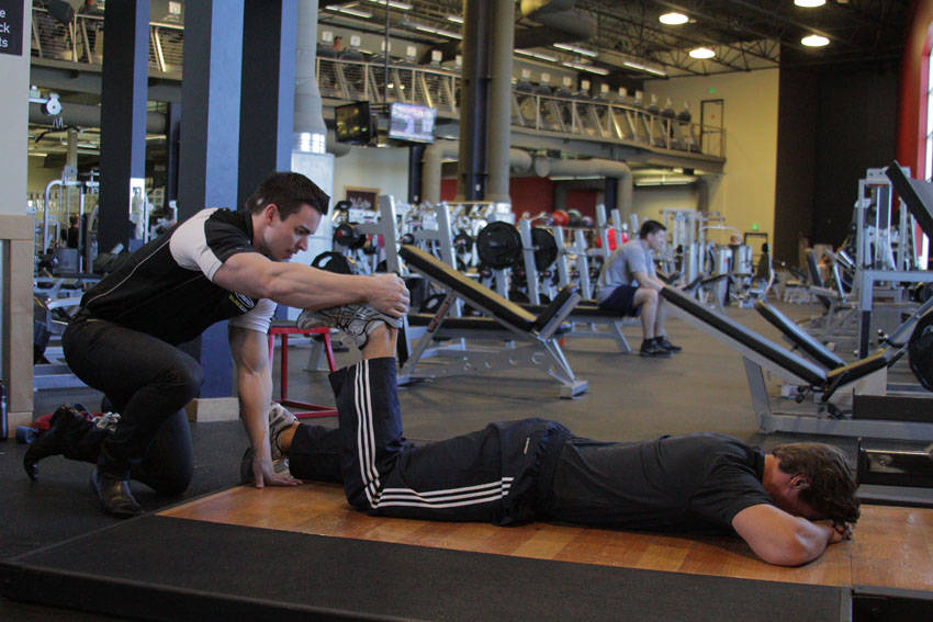 Alternative demonstration of Prone Manual Hamstring exercise