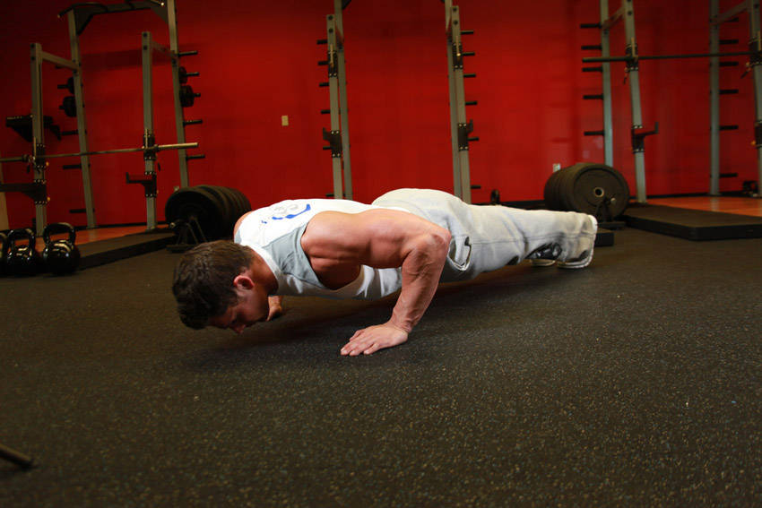 Alternative demonstration of Pushups exercise