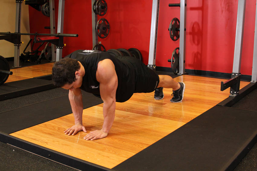 Alternative demonstration of Pushups (Close and Wide Hand Positions) exercise
