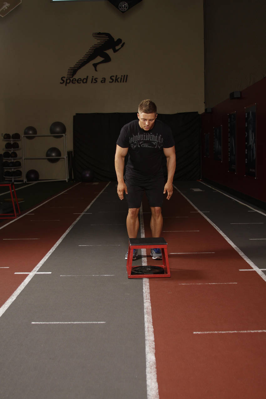 Demonstration of Quick Leap exercise showing proper form and technique