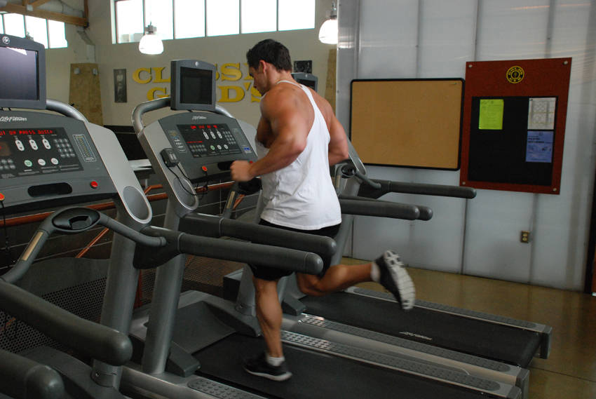 Alternative demonstration of Running, Treadmill exercise