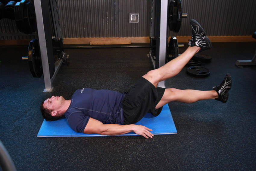 Alternative demonstration of Scissor Kick exercise