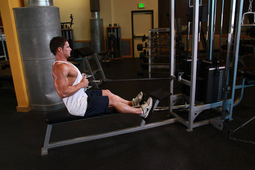 Alternative demonstration of Seated Cable Rows exercise