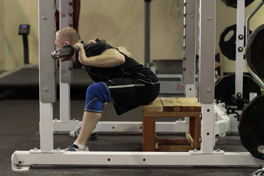 Alternative demonstration of Seated Good Mornings exercise