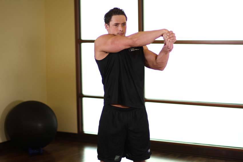 Alternative demonstration of Side Wrist Pull exercise