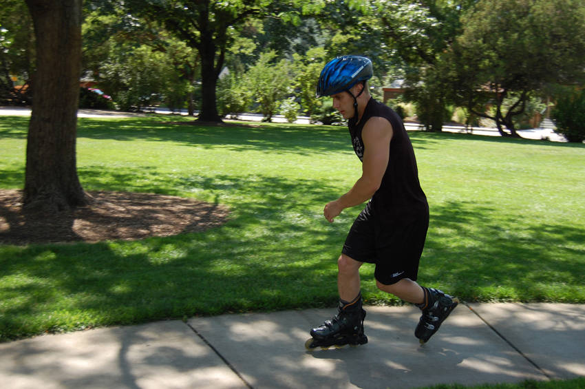 Alternative demonstration of Skating exercise