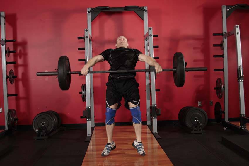 Alternative demonstration of Snatch exercise