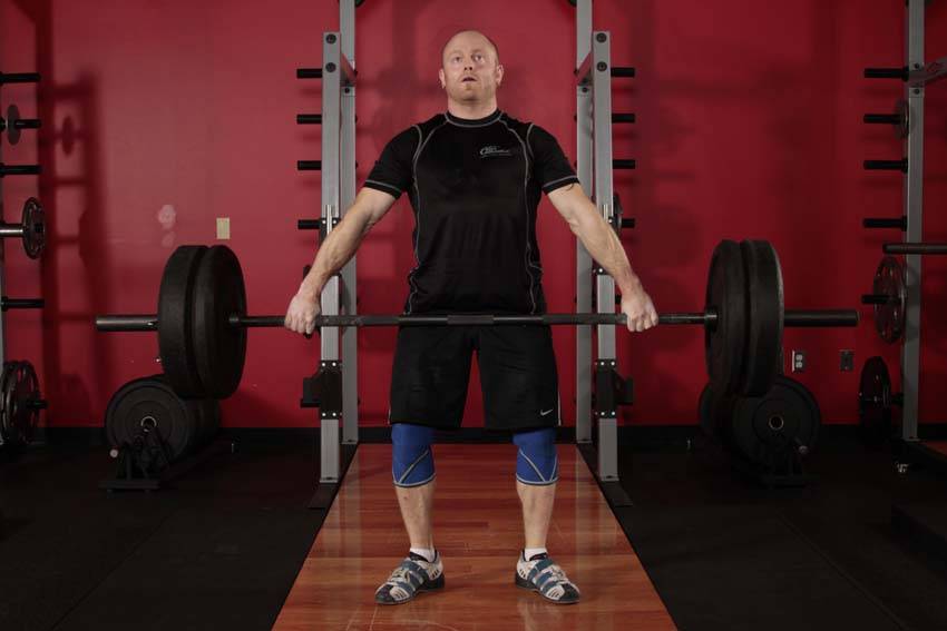 Alternative demonstration of Snatch Deadlift exercise