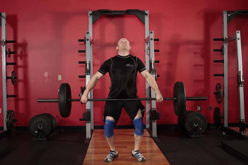 Alternative demonstration of Split Snatch exercise