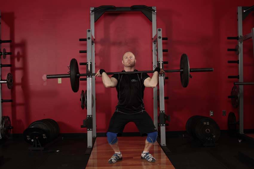Alternative demonstration of Squat Jerk exercise