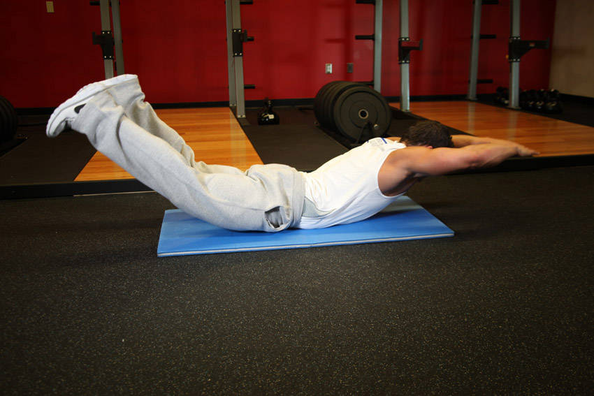 Alternative demonstration of Superman exercise