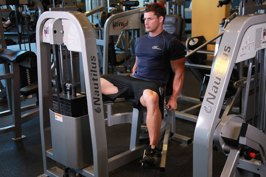 Alternative demonstration of Thigh Abductor exercise